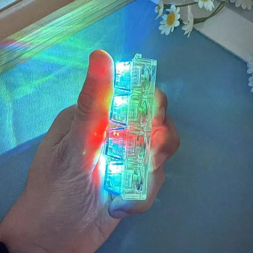 LED Keyboard Fidget Keychain Toy